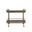 Livingston Bar Cart In Antique Brass
