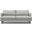 Livingston Woven-Blend Fabric 76 Inch Sofa In Mist Grey