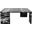 Livorno Coffee Table In Light Grey and Black