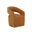 Lloret Wheeled Dining Armchair In Danny Amber
