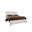 Lodge and Loft Queen Radius Poster Bed In Soft White