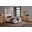 Lodge and Loft Upholstered Bedroom Set In Ivory Cream and Blond Oak