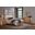 Lodge and Loft Upholstered Storage Bedroom Set In Ivory Cream and Blond Oak