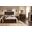 Lodge and Loft Upholstered Storage Bedroom Set In Sedona Brown and Dark Oak