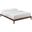 Lodge Full Wood Platform Bed Frame In Walnut