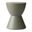 Loft Fiberglass Outdoor Side Table In Moss Grey