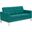 Loft Teal Upholstered Fabric Loveseat