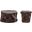 Log Bronze Occasional Table Set