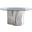 Log Dining Table In Silver