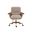 Lomax Office Chair In Holden Dusty Greige and Milliken Cognac