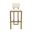 London 30 Inch Bar Height Stool In Milky Gold and Italian Cream
