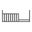 London Lane Guard Rail In Arctic Gray
