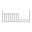 London Lane Guard Rail In Vintage White