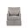 London Skirted Swivel Chair In Grey