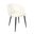 Looma Vegan Leather Metal Side Chair Set of 2 In Ivory