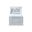 Lorana LED Storage Platform Twin Bed in Sparkling White