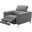 Lorenzo Fabric Chair In Grey