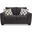 Loreo Loveseat In Ebony
