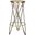 Lorna Beige and Gold Leaf Bar Stool