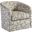 Los Altos Colton Swivel Chair In White And Brown