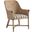 Los Altos Keeling Woven Arm Chair In Stripe