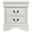 Louis Philippe 2-Drawer Nightstand Bedside Table In White
