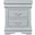 Louis Philippe III Nightstand (Platinum)