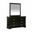 Louis Philippe Mirror In Black