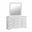 Louis Philippe Mirror In White