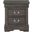 Louis Philippe Nightstand (Dark Gray)