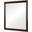 Louis Philippe Square Dresser Mirror Cappuccino
