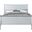 Louis Philippe Youth Sleigh Bed (Platinum)