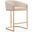 Louvre Counter Stool in Cream and Titanium Gold
