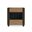 Love-Ly 25 Inch Nightstand In Brown