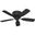 Low Profile 42 Inch Ceiling Fan and Pull Chain In Matte Black