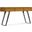 Lowry Console Sofa Table In Oak Veneer