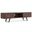 Lowry Solid Acacia Wood 72 Inch TV Media Stand In Distressed Charcoal Brown