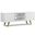 Lowry Solid Acacia Wood TV Media Stand In White