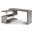 LP A33 Office Desk in Grey