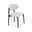 LP Clover Dining Chair Set of 2 In Dark Oak