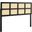 Luana Cane Queen Headboard In Black