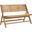 Luca Natural Brown Folding Bench