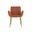 Lucano Dining Armchair In Belfast Rust