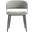 Luce Dining Chair In Stone Grey