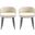 Luce Dining Chair Set of 2 In Sand