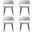 Luce Dining Chair Set of 4 In Oatmeal