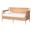 Lucera 3-Drawer Full Daybed with Bobbin Frame In Beech Brown