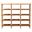 Lucera Bobbin 5-Tier Display Shelf In Oak Brown