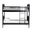 Lucera Bobbin Bunk Bed with Ladder In Black