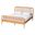 Lucera Bobbin Queen Platform Bed In Oak Brown